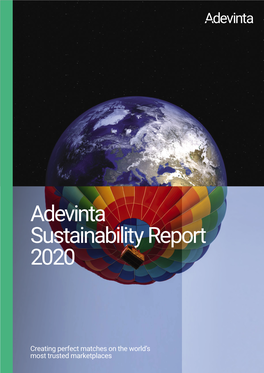 Adevinta Sustainability Report 2020