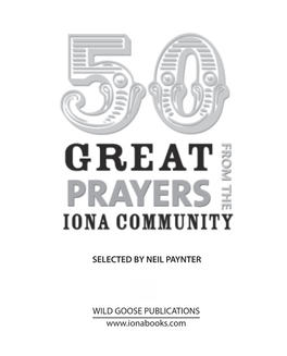 50 Great Prayers from the Iona Community