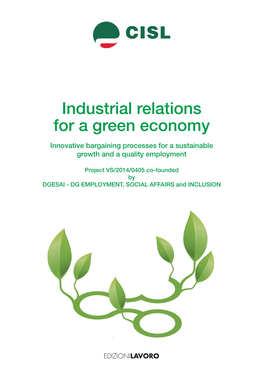Industrial Relations for a Green Economy