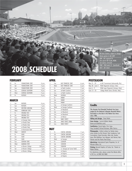 2008 SCHEDULESCHEDULE ACCS - ACC Select