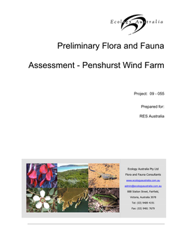 Preliminary Flora and Fauna Assessment - Penshurst Wind Farm Final.Doc