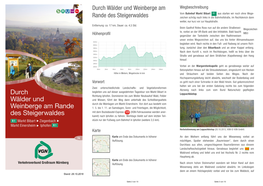 Durch Wälder Und Weinberge Am Rande Des Steigerwaldes