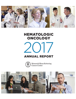 2017 Hematologic Oncology Annual Report