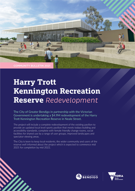 Harry Trott Kennington Recreation Reserve Redevelopment