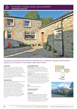 20 the Old Barn, Cotleigh, Honiton, Devon EX14