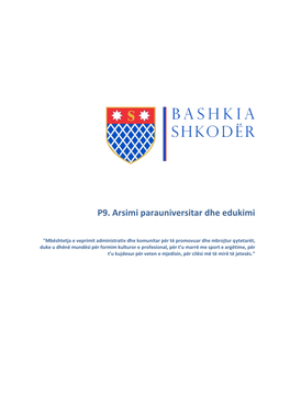 P9. Arsimi Parauniversitar Dhe Edukimi