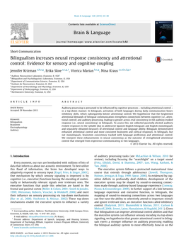 Bilingualism Increases Neural Response Consistency And