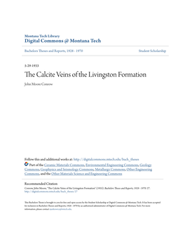 The Calcite Veins of the Livingston Formation