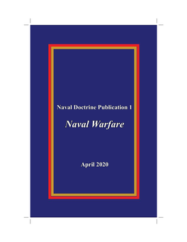 Naval Doctrine Publication 1: Naval Warfare