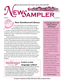 Your Geothermal Library Learn a New Language Online!