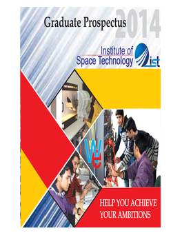 Graduate Prospectus2014 Institute of Space Technology