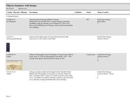 Objects Summary with Images 06/19/2013 Matches 645