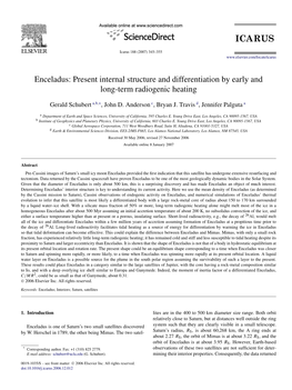 Enceladus: Present Internal Structure and Differentiation by Early and Long-Term Radiogenic Heating