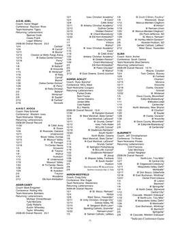 Basketball Schedules 2009-2010