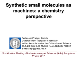 Molecular Machines