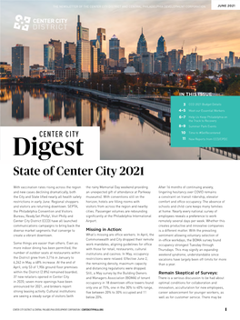 Center City Digest, June 2021