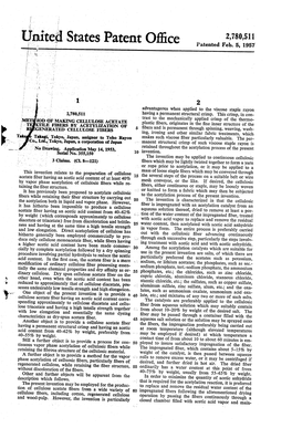 United States Patent Office Patented Feb