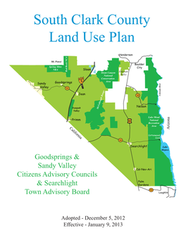 South Clark County Land Use Plan