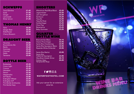 Full Drinks Menu.Pdf