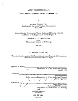 Y-4Ralph Eoikeilmet Chairman, MCP Committee Department of Urban Studies and Planning P Otc MASSACHUSETS Olr Tlf',4Lj; Nryinstitute