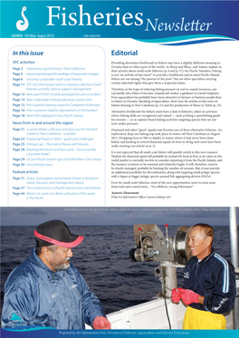 SPC Fisheries Newsletter #138 (May-August 2012)