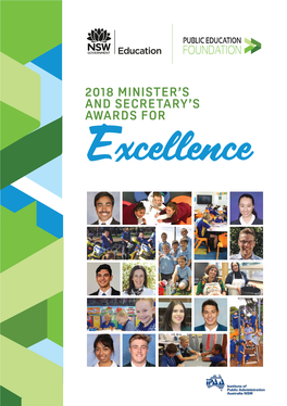 2018 Minister's and Secretary's Awards for Excellence