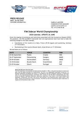 FIM Sidecar World Championship