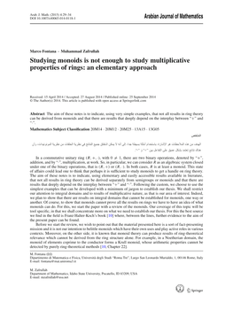 Studying Monoids Is Not Enough to Study Multiplicative Properties of Rings: an Elementary Approach