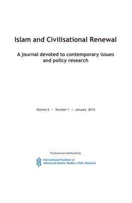 Islam and Civilisational Renewal