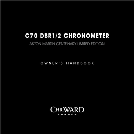 C70 DBR1/2 CHRONOMETER ASTON MARTIN CENTENARY Limited Edition