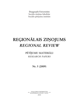 Regionalais Zinojums Nr5 Labots Pdf-Am.Pmd