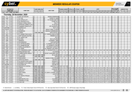 Midweek Regular Coupon 24/11/2020 08:21 1 / 2