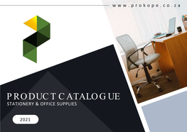 Product Catalogue St Ationery & Office Supplies