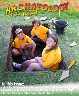 Archaeology for Kids!