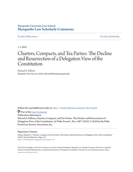 The Decline and Resurrection of a Delegation View of the Constitution