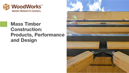 Mass Timber Construction