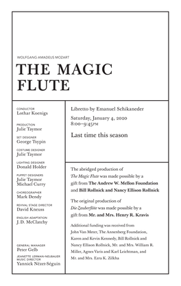 The Magic Flute