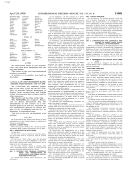 CONGRESSIONAL RECORD—HOUSE, Vol. 155, Pt