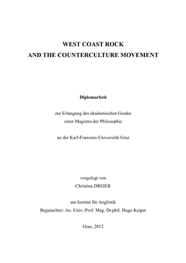 West Coast Rock Final Version