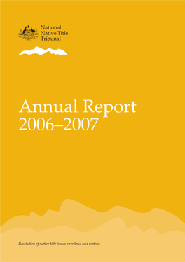 Annual Report 2006–2007