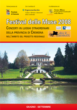 Festival Delle Muse 2008