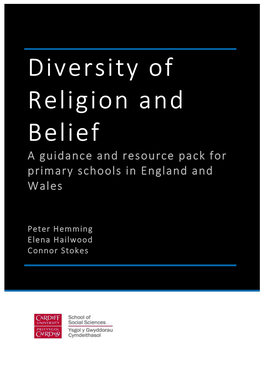 Diversity of Religion and Belief a Guidance and Resource Pack for Primary Schools in England and Wales