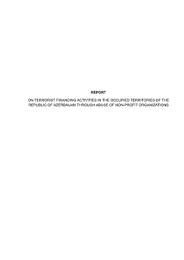 Report on Terrorist Financing Activities in The