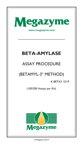 Beta-Amylase