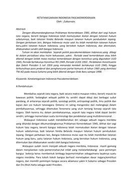 Jurnal Istoria.Zulkarnain