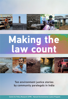 Ten Environment Justice Stories by Community Paralegals in India