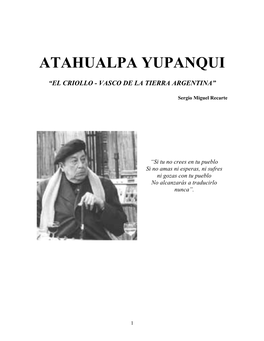 Atahualpa Yupanqui