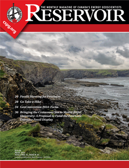 MAY 2014 VOLUME 41, ISSUE 05 Canadian Publication Mail Contract – 40070050 MORE THAN MAPPING WANT to LIFT YOUR PETREL® WORKFLOWS to NEW HEIGHTS?