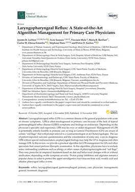 Laryngopharyngeal Reflux; PPI = Proton Pump Inhibitors; RSS-12 = Reflux Symptom Score-12