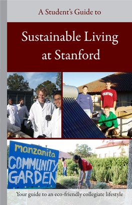 Student's Guide to Sustainable Living at Stanford
